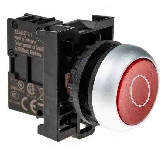 Moeller Eaton Kırmızı Stop Buton M22 Serisi Ø 22mm ( sıfır işaretli ) ürün görseli 1