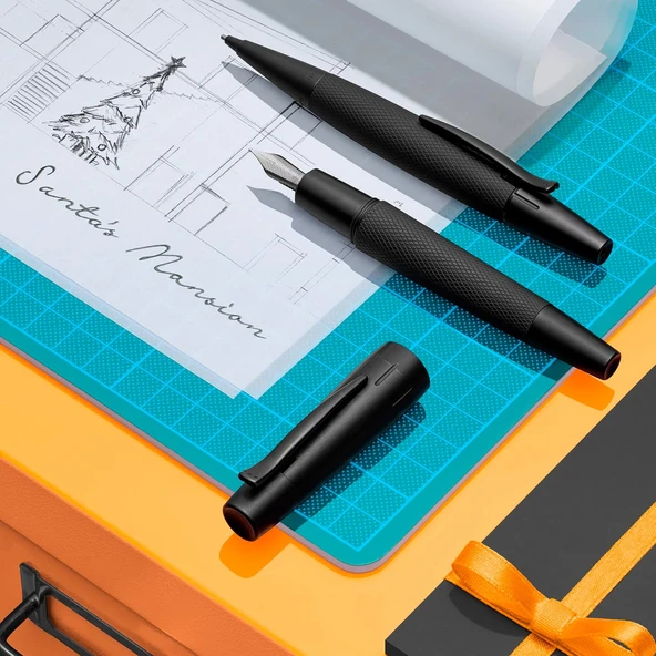 Faber-Castell E-Motion Pure Black Versatil Siyah - Resim 5