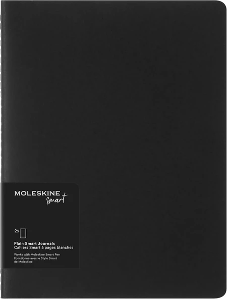 Moleskine Smart Cahier Dergileri Beyaz Sayfalı 2'Li Dijital Kayık Seti, Kalem+ Ile Uyumlu, Karton Ka ürün görseli 1