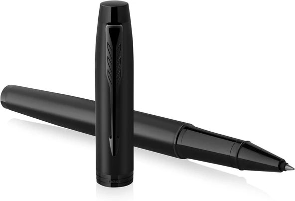 Parker Im Rollerball Kalem | Siyah Pvd Ile Mat Siyah | Siyah Mürekkep Dolgulu İnce Nokta | Hediye Ku ürün görseli 1