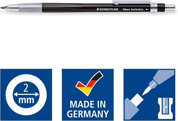 Staedtler 780 C9 Versatil Siyah 2.0 Mm - Resim 4