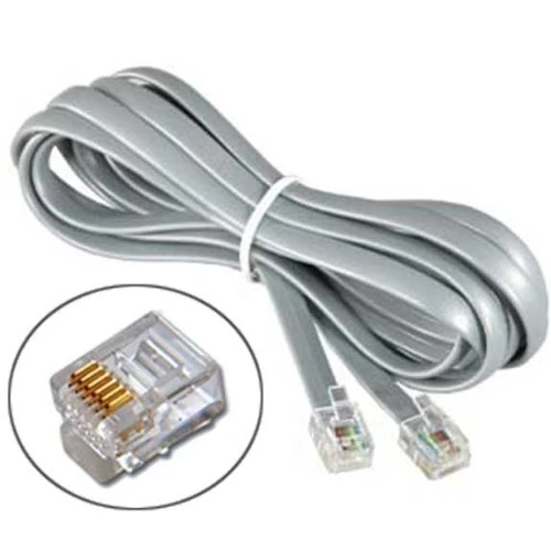 RJ12 6 lı Santral Telefon Kablosu 50 cm ürün görseli 1
