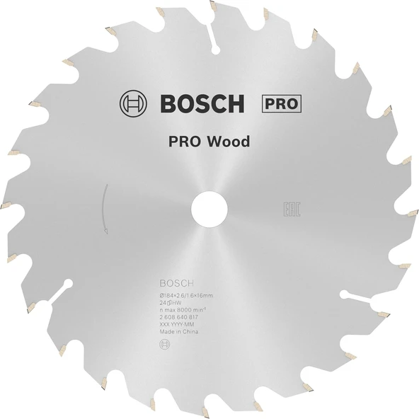 Bosch Professional Accessories Daire Testere Bıçağı, Gri, 1 Adet ürün görseli 1