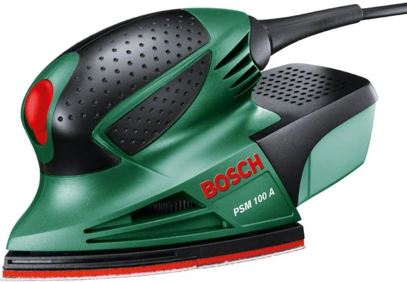 Bosch Home And Garden Elektrikli Delta Zımpara Psm 100 A (100 Watt, Taşıma Çantasında),Yeşil ürün görseli 1