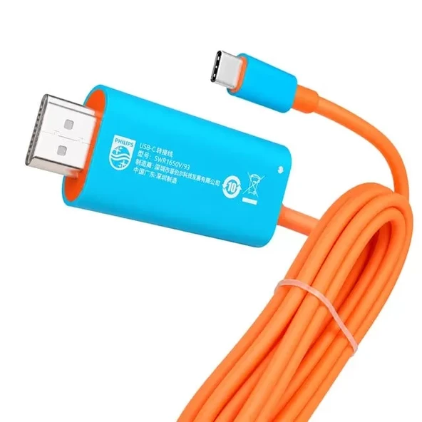 Swr1650Y/93 Usb-C To Hdmı 4K 60Hz Adaptör Kablo + 100W Pd Şarj Desteği (2'Si 1 Arada) ürün görseli 1