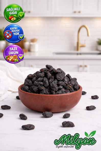 Siyah Üzüm Kurusu Çekirdekli 1000g ürün görseli 1