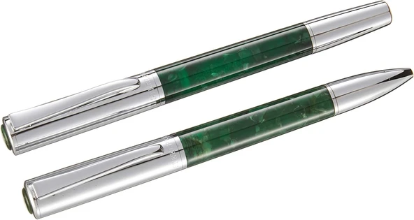 Steelpen Elite Serisi 5063 Elite Yeşil Dolma Kalem+Tükenmez Kalem ürün görseli 1