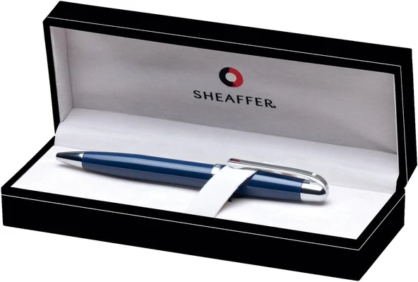 Sheaffer 9333-2 500 Serisi Tükenmez Kalem Parlak Mavi Krom ürün görseli 1