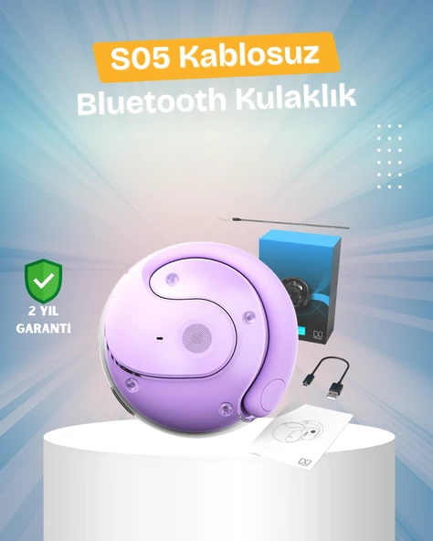 S05 Kablosuz Kulaklık – Küçük Kulak Yapılarına Uygun, Kayma Yapmayan Tasarım ürün görseli 1