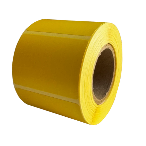 ECZANE ETİKETİ 60X40 MM SARI TERMAL ETİKET 1000 Lİ SARIM ürün görseli 1
