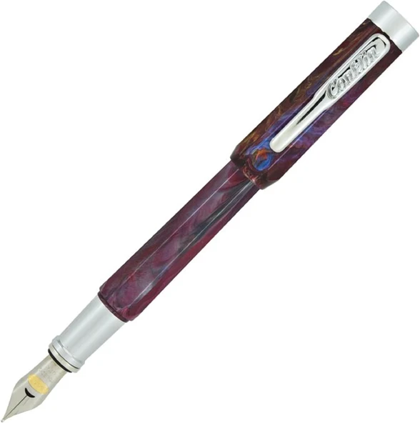 Conklin Nozac Piston Toledo Red Dolma Kalem F Uç ürün görseli 1