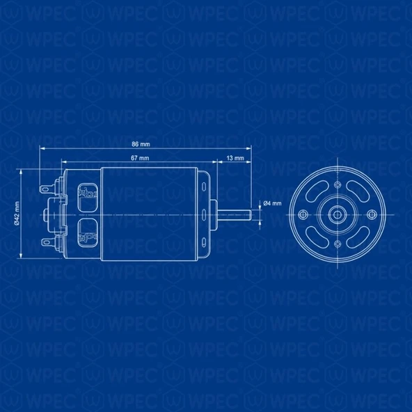 18 VOLT ŞARJLI MOTOR 4 MM - Resim 4