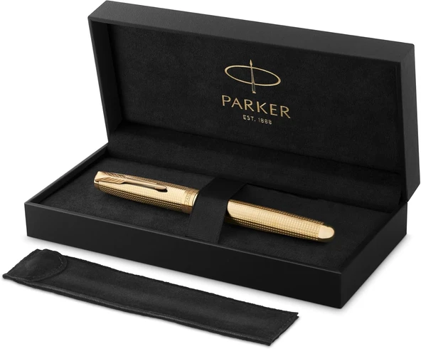 Pk Sonnet Se Gold Cisele Gt Roller Kalem - Resim 4