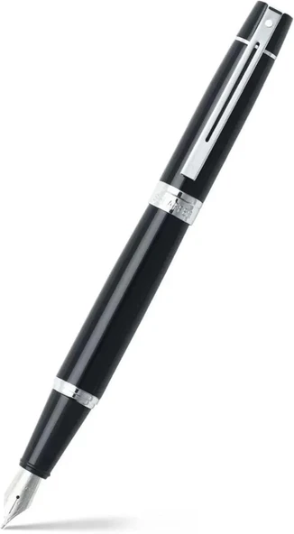 Sheaffer 9312-0 Sheaffer 300 Dolma Kalem, Medium Uç Parlak Siyah Lake Kaplama Kapak ürün görseli 1