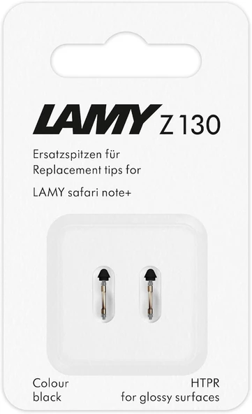 Lamy Safari Note+ Stylus Kalem Yedek Uçları Siyah (2 Adet) - Değiştirilebilir Lamy Z130 Uç - Apple P ürün görseli 1
