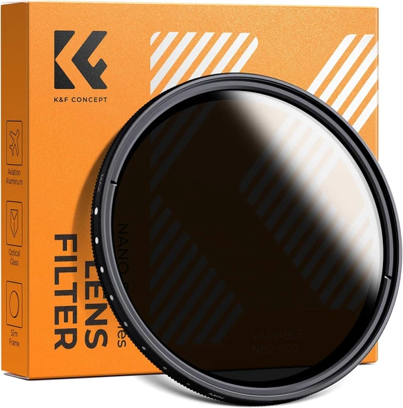 Ndx Filtre Değişken Nötr Yoğunluklu 67 Mm Ayarlanabilir (Nd2 - Nd400) + Nikon Dslr Kamera Için Mikro ürün görseli 1