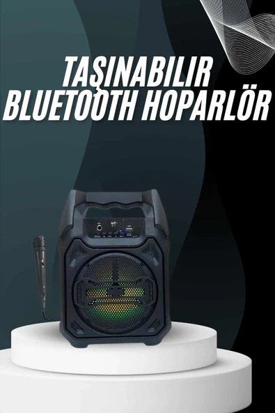 Yeni Nesil Bluetooth Hoparlör USB TF Kart Girişli Çoklu Bağlantı ürün görseli 1