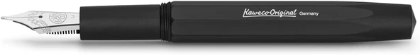 Kaweco 10002206 Al Sport Original Dolma Kalem 250 Siyah Krom F Uç ürün görseli 1