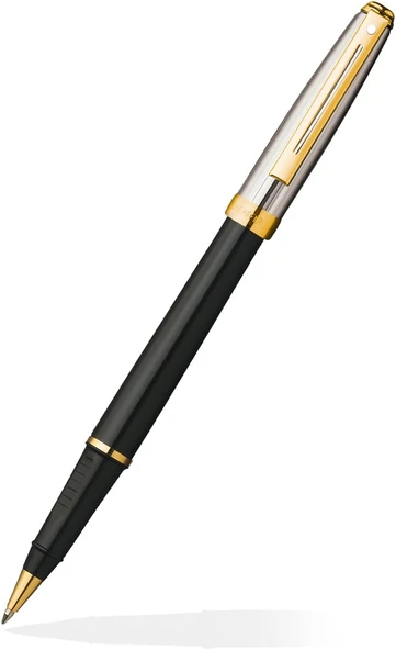 Sheaffer 3371 Prelude Roller Kalem Siyah Paladyum Altın ürün görseli 1