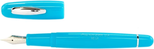 Monteverde Mega Fountain Pen Turquoise - M - Resim 4