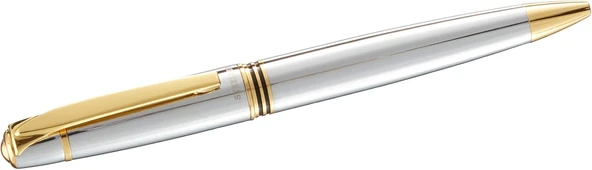 Steelpen Planet Serisi 0028T Krom Gold Tükenmez Kalem ürün görseli 1