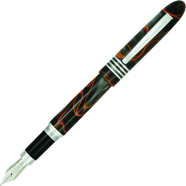Monteverde Mountain Serisi Mv41663 Dk M Mount Vesuvio Füme Turuncu Dolma Kalem ürün görseli 1