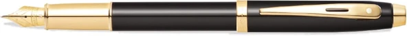 Sheaffer 93220 Sheaffer 100 Dolma Kalem, Medium Uç Siyah Altın - Resim 5