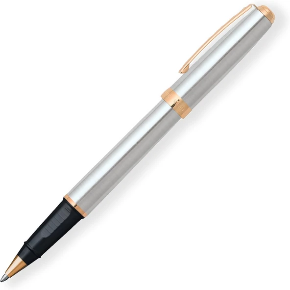 Sheaffer 3421 Prelude Roller Kalem Krom Altın - Resim 2