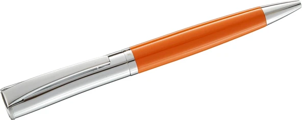 Steelpen 913 Wood Ahşap Kutulu Oranj Tükenmez Kalem ürün görseli 1