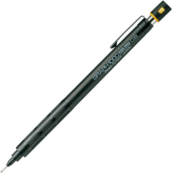 Pentel Pg1009 Pentel Pg1009 (0.9 Mm) Mat Metal Gövdeli Teknik Çizim Ve Yazı İçin Mekanik Kurşun Kale ürün görseli 1