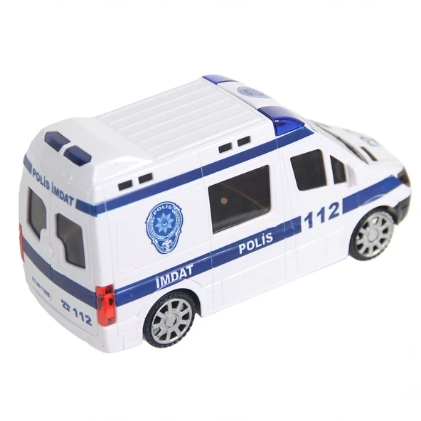 112 Polis İmdat 3D Işıklı Sesli Polis Aracı - Resim 3