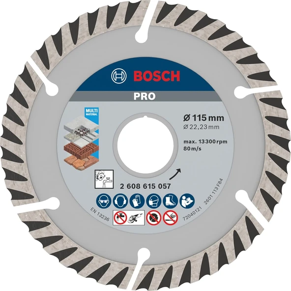 Bosch Professional Accessories Elmas Kesme Ve Delme Aksesuarları, Disk, Gri, 1 Adet ürün görseli 1