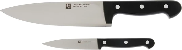 Zwilling Twin Chef 2 Bıçak Set, Paslanmaz Çelik, Siyah ürün görseli 1