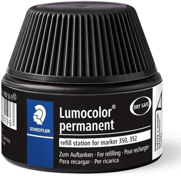 Staedtler 488 509 Lumocolor Permanent Markör Mürekkep Siyah ürün görseli 1