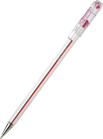 Pentel 0.7 Mm Yağ Bazlı Roller Kalem 12'Li Kutu Pembe ürün görseli 1