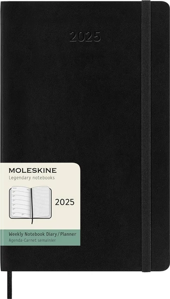 Moleskine Haftalık Planlayıcı, 12 Ay 2025 Için Notlar Için Yer Sunan Haftalık Planlayıcı, Yumuşak Ka ürün görseli 1