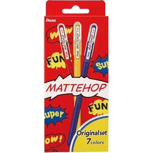 Pentel 1.0 Mm Parlak Jel Roller Kalem - 7 Adet Blisterli - Mattehop ürün görseli 1