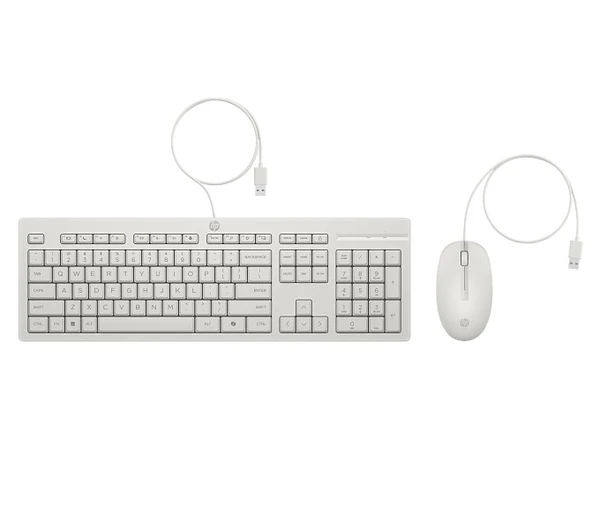 HP 225 Kablolu Set Beyaz AW5S6AA ürün görseli 1