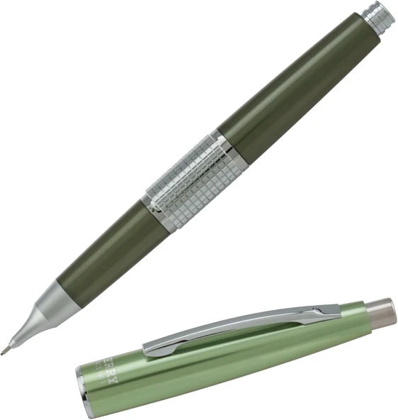 Pentel Kerry Uçlu Kurşun Kalem, Metal Gövdeli, Özel Tasarım, Sertlik Derecesi Hb 0.5 Mm Yeşil ürün görseli 1