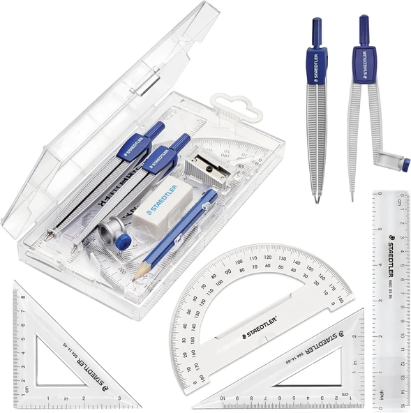 Staedtler 550 60S3A6 Mathematik-Set Für Zeichnungsmesswerkzeug ürün görseli 1
