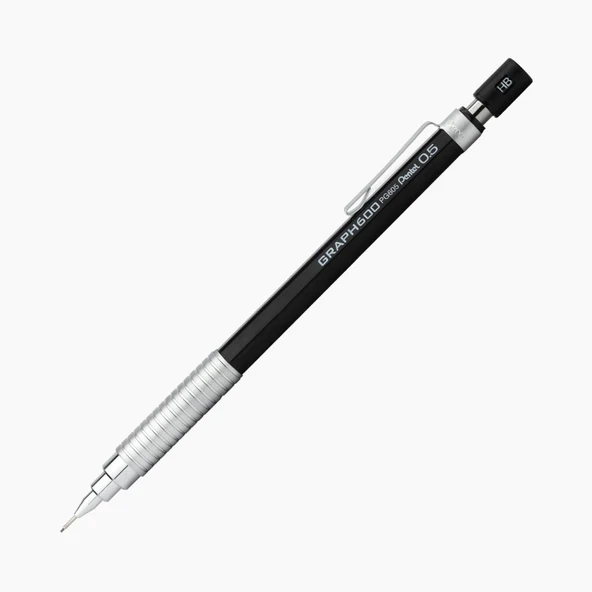 Pentel Pg605-A Graph 600 Pentel Pg605-A (0.5 Mm) Teknik Çizim Ve Yazı İçin Mekanik Kurşun Kalem, Ori ürün görseli 1