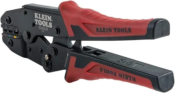 Klein Tools Alet Cırcırlı Yalıtımlı Terminal Sıkma Aleti 10 Ila 22 Awg Tel Için 3005Cr ürün görseli 1