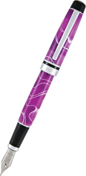 Monteverde Prima Fountain Pen Purple Swirl - Omniflex ürün görseli 1