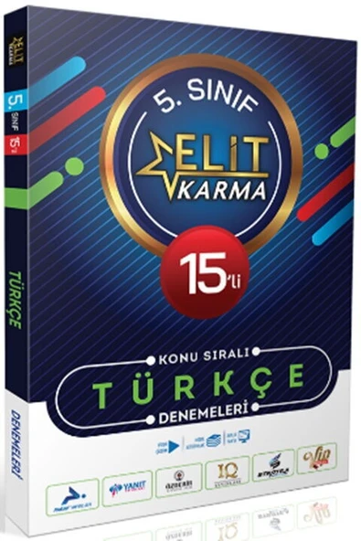 Paraf Yayınları 5. Sınıf Türkçe 15 li Elit Karma Konu Sıralı Denemeleri ürün görseli 1