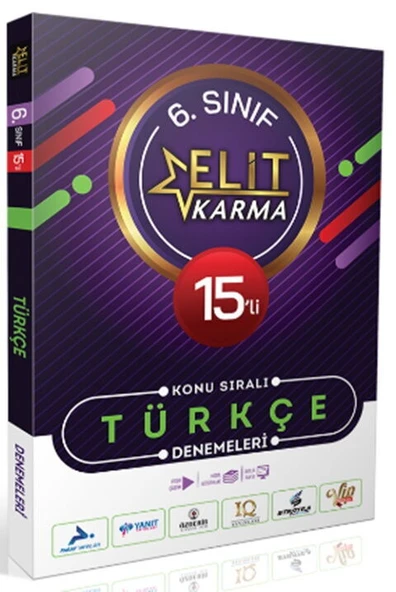 Paraf Yayınları 6. Sınıf Türkçe 15 li Elit Karma Konu Sıralı Denemeleri ürün görseli 1