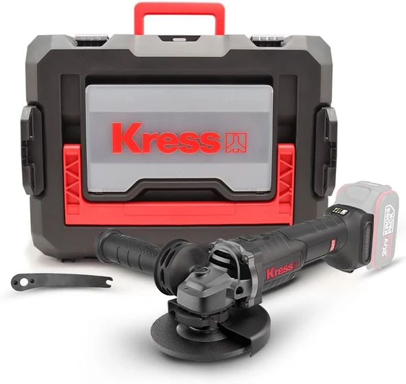 Kress Kuh10.91 20Volt 125Mm Kömürsüz Profesyonel Şarjlı Devir Ayarlı Avuç Taşlama (Akü Dahil Değildi ürün görseli 1
