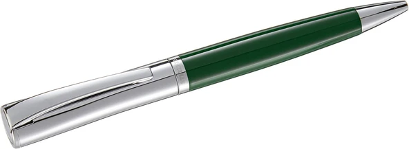 Steelpen 914 Wood Ahşap Kutulu Yeşil Tükenmez Kalem ürün görseli 1