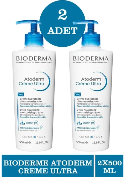 GEZER Bioderma Atoderm Cream Ultra 500 ml 2 Adet ürün görseli 1