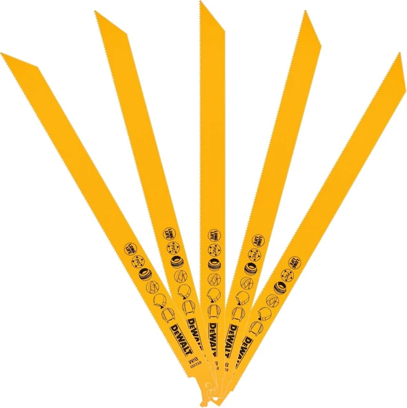 Dewalt Dt2355 Tilki Kuyruğu Testere, Sari, 5 Adet ürün görseli 1
