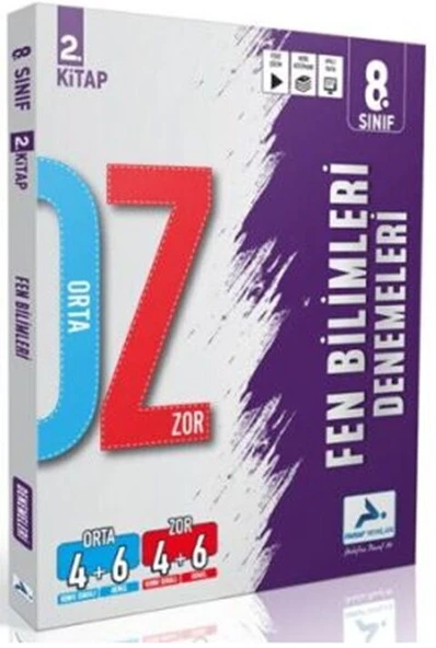 Paraf Yayınları 8. Sınıf Fen Bilimleri Orta Zor Branş Deneme - 2. Kitap ürün görseli 1